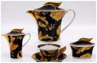 Чайный сервиз Ванити Vanity фарфор Rosenthal Versace 6 персон 15 предметов подарочная упаковка  Германия