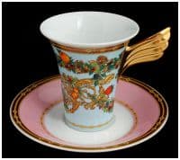 Эксклюзивная кофейная пара LE JARDIN Жардин фарфор Rosenthal Versace