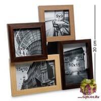 CHK-207 Фоторамка-панно &quot;Классика&quot; на 4 фото