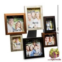 CHK-208 Фоторамка-панно &quot;Классика&quot; на 6 фото