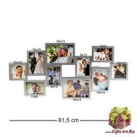 CHK-127 Панно из фоторамок &quot;Семейная история&quot; на 10 фото
