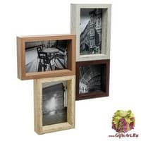 CHK-212 Фоторамка-панно &quot;Винтаж&quot; на 4 фото