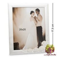 CHK-162 Фоторамка &quot;Белая роза&quot;