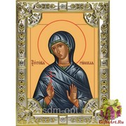 Икона освященная &quot;Евгения Римская великомученица&quot;, 18x24 см, со стразами