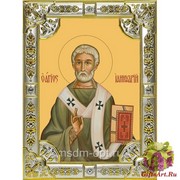 Икона освященная &quot;Януарий священномученик&quot;, 18x24 см, со стразами
