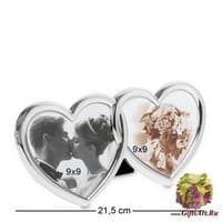 CHK-057 Фоторамка &quot;Влюбленные сердца&quot;