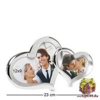 CHK-058 Фоторамка &quot;Влюбленные сердца&quot;