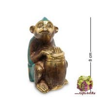 24-004 Фигура Обезьяна &quot;Игра на конге&quot; бронза