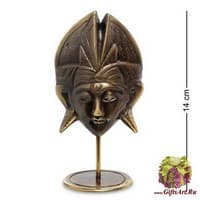 24-042 Фигура &quot;Маска&quot; бронза