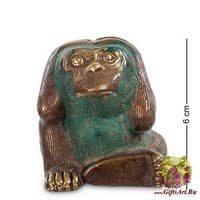 24-069 Фигура &quot;Обезьяна&quot; бронза