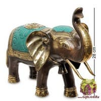 24-081 Фигура &quot;Слон&quot; бронза