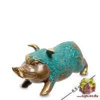 24-090 Фигура &quot;Поросенок&quot; бронза