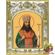 Икона освященная &quot;Феодосий Углицкий,архиепископ Черниговский,святитель&quot;, 14x18 см