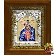 Икона освященная &quot;Иоанн Богослов апостол&quot;(Иван)ь&quot;, 14x18 см, в деревянном киоте 20x24 см, 20x24 см