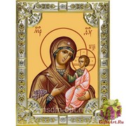 Икона освященная &quot;Иверская икона Божией Матери&quot;, 18x24 см, со стразами