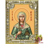 Икона освященная &quot;Миропия Хиосская мученица&quot;, 18x24 см, со стразами