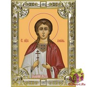 Икона освященная &quot;Любовь мученица&quot;, 18x24 см, со стразами