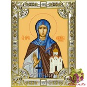 Икона освященная &quot;Ангелина Сербская Блаженная&quot;, 18x24 см, со стразами