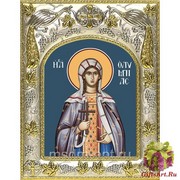 Икона освященная &quot;Олимпиада Константинопольская диаконисса&quot;, 14x18 см
