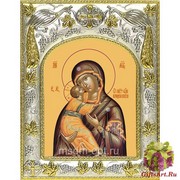 Икона освященная &quot;Владимирская икона Божией Матери&quot;, 14x18 см