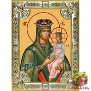 Икона освященная &quot;Споручница грешных Божией Матери&quot;, 18х24см, со стразами, 18x24 см