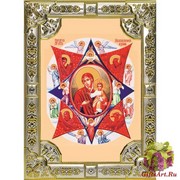 Неопалимая Купина икона Божией Матери 18х24 см, 18x24 см