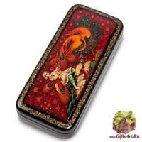 ШК-45/ 3 Шкатулка Холуй &quot;Жар-птица&quot; Орлова 17x8