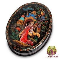 ШК-45/ 7 Шкатулка Холуй &quot;Аленький цветок&quot; Орлова