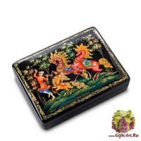 ШК-75/19 Шкатулка Палех &quot;Конек-Горбунок&quot; исп. Серов Б.