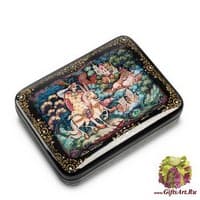 ШК-45/25 Шкатулка Холуй &quot;Конек горбунок&quot; исп. Орлова