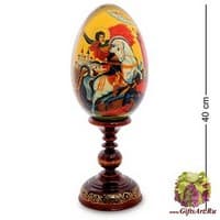 ИКО- 9 Яйцо-икона &quot;Георгия Победоносца&quot; Рябова Г.