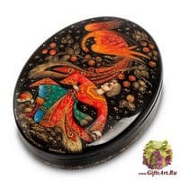 ШК-45/15 Шкатулка Холуй &quot;Жар-птица&quot; Орлова