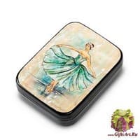 ШК-40/12 Шкатулка &quot;Балерина&quot; мал. Силантьева