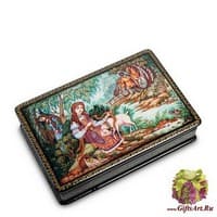 ШК-45/26 Шкатулка  &quot;Сестрица Аленушка и братец Иванушка&quot; исп. Орлова