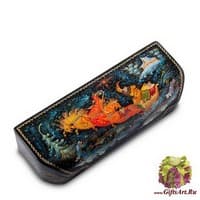 ШК-30/83 Шкатулка Палех &quot;Тройка&quot;