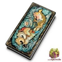 ШК-75/14 Шкатулка Холуй &quot;Тройка&quot; исп. Петров