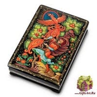 ШК-75/ 6 Шкатулка Холуй &quot;Жар-птица&quot; исп. Петров