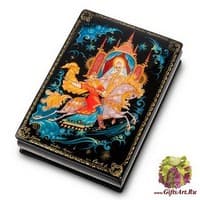 ШК-75/11 Шкатулка Палех &quot;Сивка-Бурка&quot; исп. Серов. Б.