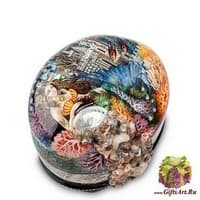 ШК-30/68 Шкатулка Холуй &quot;Русалочка&quot; худ. Ковалева С.