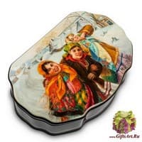 ШК-65/ 9 Шкатулка  &quot;Подружки&quot; Дубовикова