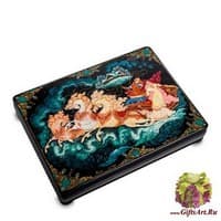 ШК-35/12 Шкатулка Холуй &quot;Тройка&quot; худ. Костерина