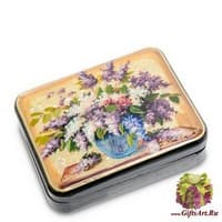 ШК-55/78 Шкатулка &quot;Сирень&quot; исп. Белова