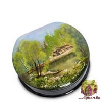 ШК-10/55 Шкатулка  &quot;Лето&quot; Гусак - Вариант A