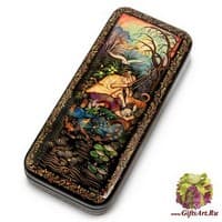 ШК-45/19 Шкатулка Холуй &quot;Рыбачок&quot; Орлова