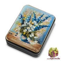 ШК-55/59 Шкатулка  &quot;Ромашки&quot; авт. Белова М.