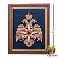 ПК-166 Панно &quot;Герб МЧС&quot; малая 19х23