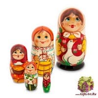 МР-21/15 Матрешка 5м &quot;Девочка с гусем&quot;