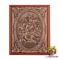 ПК- 67 Ключница малая &quot;Цветы в вазе&quot; 21х25