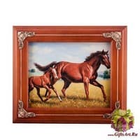 ПК- 24 Ключница &quot;Лошади&quot; 33х29