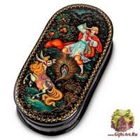 ШК-45/17 Шкатулка Холуй &quot;Конек горбунок&quot; исп. Орлова